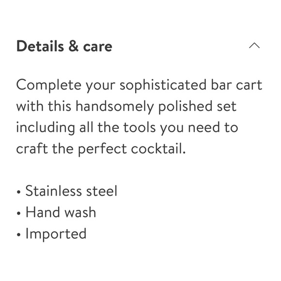 Nordstrom 4 Piece Bar Tools Set with Case in Brushed Gold - New - Picture 4 of 4